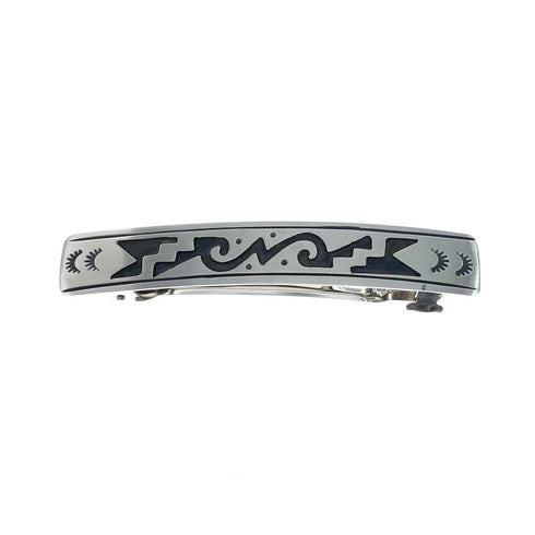 Native American Genuine Sterling Silver Hair Barrett NN20421